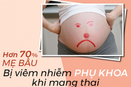 [Viêm phụ khoa khi mang thai] Nguyên nhân triệu chứng cách điều trị