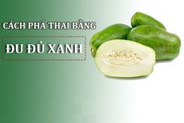 Cách phá thai bằng đu đủ xanh [Nên hay không nên?]